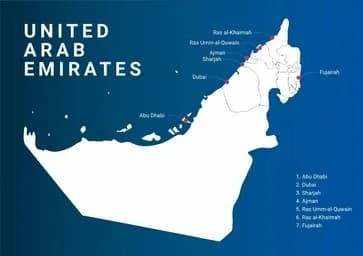 UAE Map